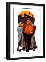 "Halloween Scare,"November 2, 1935-Frederic Stanley-Framed Giclee Print