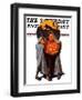 "Halloween Scare," Saturday Evening Post Cover, November 2, 1935-Frederic Stanley-Framed Giclee Print