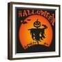 Halloween Scarecrow-OlgaSiv-Framed Art Print