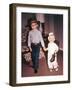 Halloween Scene for Brother and Sister, Ca. 1964.-Kirn Vintage Stock-Framed Photographic Print