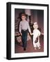 Halloween Scene for Brother and Sister, Ca. 1964.-Kirn Vintage Stock-Framed Photographic Print