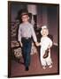 Halloween Scene for Brother and Sister, Ca. 1964.-Kirn Vintage Stock-Framed Photographic Print