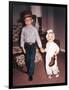 Halloween Scene for Brother and Sister, Ca. 1964.-Kirn Vintage Stock-Framed Photographic Print