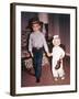Halloween Scene for Brother and Sister, Ca. 1964.-Kirn Vintage Stock-Framed Photographic Print