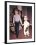 Halloween Scene for Brother and Sister, Ca. 1964.-Kirn Vintage Stock-Framed Photographic Print