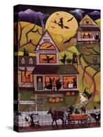 Halloween School of Witchcraft Cheryl Bartley-Cheryl Bartley-Stretched Canvas