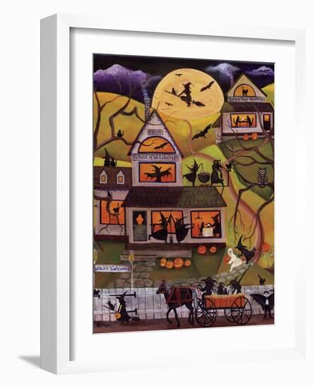 Halloween School of Witchcraft Cheryl Bartley-Cheryl Bartley-Framed Giclee Print