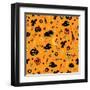 Halloween Seamless Pattern.-Breev Sergey-Framed Art Print