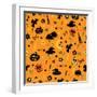 Halloween Seamless Pattern.-Breev Sergey-Framed Art Print