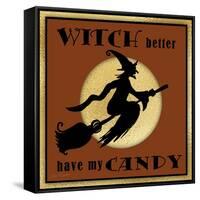 Halloween Sign 7-Jean Plout-Framed Stretched Canvas