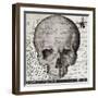 Halloween Skull-Color Bakery-Framed Giclee Print