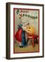 Halloween Stool Pumpkin-Vintage Apple Collection-Framed Giclee Print