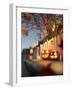 Halloween Street Decorations at Night-solarseven-Framed Photographic Print