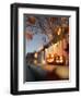 Halloween Street Decorations at Night-solarseven-Framed Photographic Print