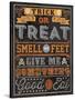 Halloween Talk I Orange-Pela Studio-Stretched Canvas