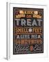 Halloween Talk I Orange-Pela Studio-Framed Art Print