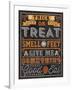 Halloween Talk I Orange-Pela Studio-Framed Art Print