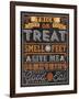 Halloween Talk I Orange-Pela Studio-Framed Art Print