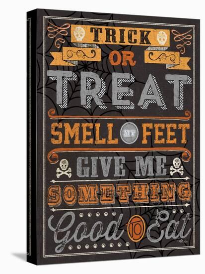 Halloween Talk I Orange-Pela Studio-Stretched Canvas