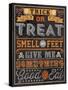 Halloween Talk I Orange-Pela Studio-Stretched Canvas