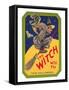Halloween, The Witch will Fly-null-Framed Stretched Canvas