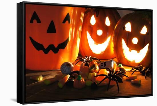 Halloween Treats-Jeni Foto-Framed Stretched Canvas