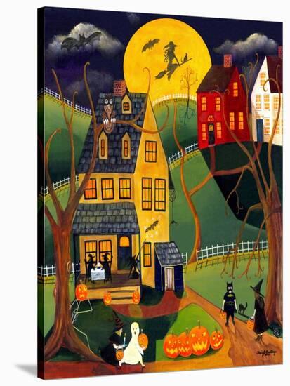 Halloween Trick or Treat-Cheryl Bartley-Stretched Canvas