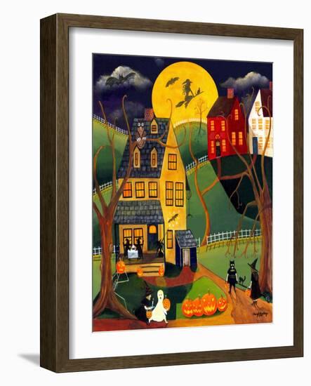 Halloween Trick or Treat-Cheryl Bartley-Framed Giclee Print