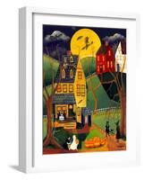 Halloween Trick or Treat-Cheryl Bartley-Framed Giclee Print