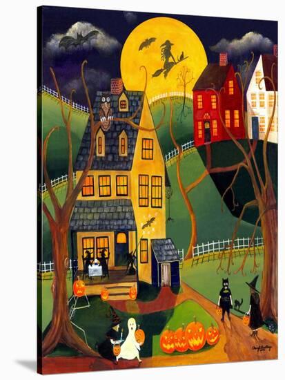 Halloween Trick or Treat-Cheryl Bartley-Stretched Canvas