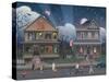 Halloween Trick or Treating-Julie Pace Hoff-Stretched Canvas