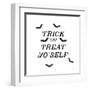 Halloween Typography II-Laura Marshall-Framed Art Print