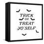Halloween Typography II-Laura Marshall-Framed Stretched Canvas