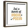 Halloween Typography III-Laura Marshall-Framed Art Print