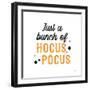 Halloween Typography III-Laura Marshall-Framed Art Print