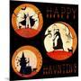 Halloween Witch Dance Haunting Bartley-Cheryl Bartley-Mounted Giclee Print