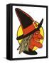 Halloween Witch-null-Framed Stretched Canvas