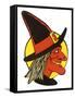 Halloween Witch-null-Framed Stretched Canvas