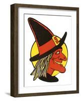 Halloween Witch-null-Framed Art Print