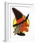 Halloween Witch-null-Framed Art Print