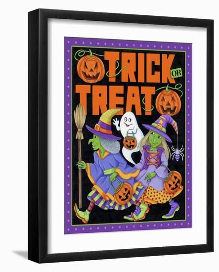 Halloween Witches-Kimura Designs-Framed Giclee Print