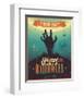 Halloween Zombie Party-null-Framed Premium Giclee Print