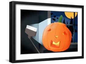 Halloween-Mary Ann Smith-Framed Premium Giclee Print