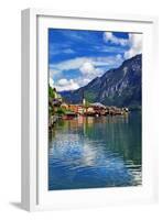 Hallstatt - Beautiful Alpine Village-Maugli-l-Framed Photographic Print