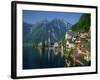 Hallstatt Beside the Lake, in Morning Light, Near Salzburg in the Salzkammergut, Austria-null-Framed Photographic Print