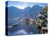 Hallstatt, Hallstatter Lake, Salzkammergut, Austria, Europe-P. Widmann-Stretched Canvas