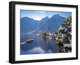 Hallstatt, Hallstatter Lake, Salzkammergut, Austria, Europe-P. Widmann-Framed Photographic Print