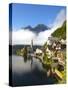 Hallstatt, Hallstattersee, Oberosterreich, Upper Austria, Austria-Doug Pearson-Stretched Canvas