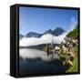 Hallstatt, Hallstattersee, Oberosterreich, Upper Austria, Austria-Doug Pearson-Framed Stretched Canvas