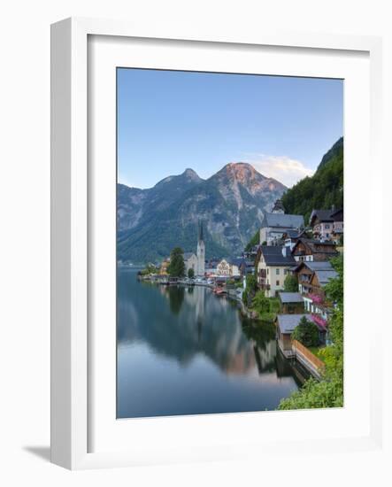 Hallstatt, Hallstattersee, Oberosterreich, Upper Austria, Austria-Doug Pearson-Framed Photographic Print